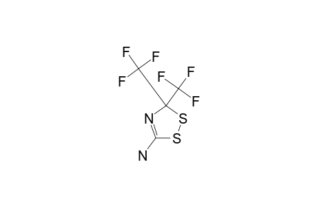 3-amino-5,5-bis(trifluoromethyl)-1,2,4-dithiazoline