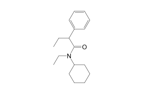Benzeneacetamide, N-cyclohexyl-.alpha.,N-diethyl-