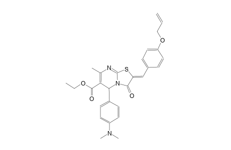 ethyl (2Z)-2-[4-(allyloxy)benzylidene]-5-[4-(dimethylamino)phenyl]-7-methyl-3-oxo-2,3-dihydro-5H-[1,3]thiazolo[3,2-a]pyrimidine-6-carboxylate