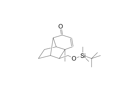 1,4-Methano-1H-inden-7(4H)-one, 8-[[[(1,1-dimethylethyl)dimethylsilyl]oxy]methyl]-2,3,3a,7a-tetrahydro-4-methyl-, (1.alpha.,3a.beta.,4.alpha.,7a.beta.,8R*)-(.+-.)-
