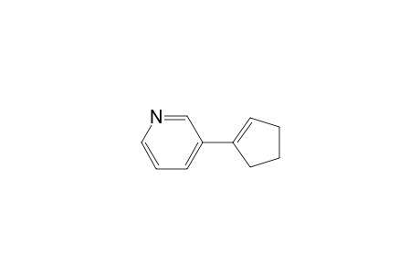 Pyridine, 3-(1-cyclopenten-1-yl)-