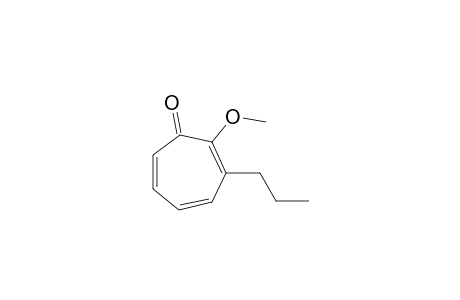 2,4,6-Cycloheptatrien-1-one, 2-methoxy-3-propyl-