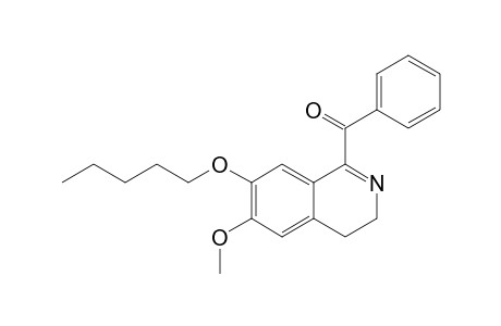 1-BENZOYL-6-METHOXY-7-PENTANYLOXY-3,4-DIHYDROISOQUINOLINE