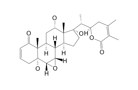 6-ALPHA,7-ALPHA-EPOXY-1-OXO-5-ALPHA,12-ALPHA,17-ALPHA-TRIHYDROXY-WITHA-2,24-DIENOLIDE