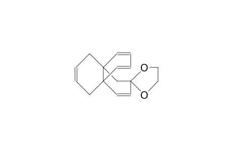 Tricyclo(4.4.4.0/1,6/)tetradeca-3,7,11,13-tetraene 9-ethylene ketal