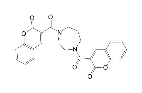 2H-1-Benzopyran-2-one, 3-[[hexahydro-4-[(2-oxo-2H-1-benzopyran-3-yl)carbonyl]-1H-1,4-diazepin-1-yl]carbonyl]-