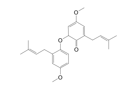 6-[2'-(3-Methyl-2-butyl)-4'-methoxyphenyloxy]-4-methoxy-2-(3-methyl-2-butenylcyclohexa-2,4-dien-1-one