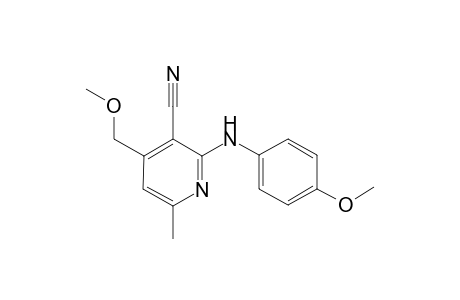 3-Pyridinecarbonitrile, 4-(methoxymethyl)-2-[(4-methoxyphenyl)amino]-6-methyl-