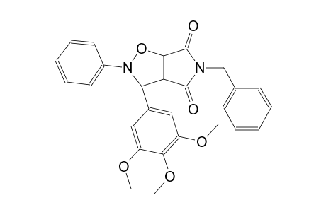 5-benzyl-2-phenyl-3-(3,4,5-trimethoxyphenyl)dihydro-2H-pyrrolo[3,4-d]isoxazole-4,6(3H,5H)-dione