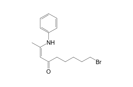 9-bromo-2-(N-phenylamino)-(Z)-non-2-en-4-one