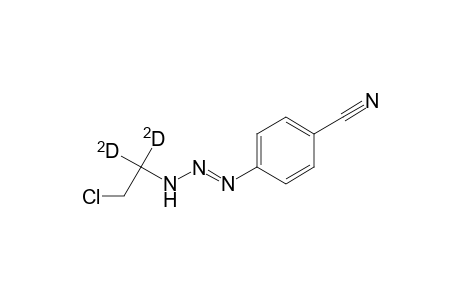 Benzonitrile, 4-[3-(2-chloroethyl-1,1-D2)-1-triazenyl]-