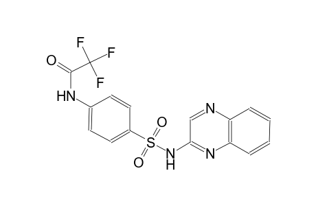 2,2,2-trifluoro-N-{4-[(2-quinoxalinylamino)sulfonyl]phenyl}acetamide