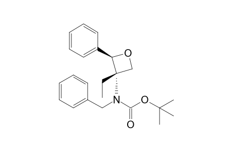 N-benzyl-N-[(2R,3S)-3-ethyl-2-phenyl-oxetan-3-yl]carbamic acid tert-butyl ester