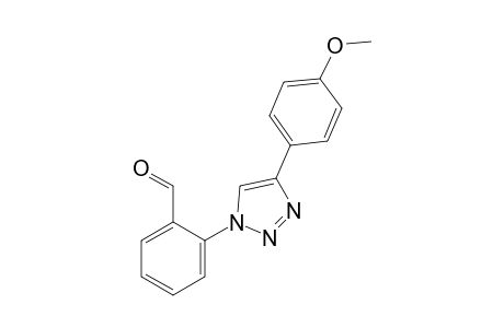 2-(4-(4-methoxyphenyl)-1H-1,2,3-triazol-1-yl)benzaldehyde