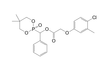 2-(3-methyl-4-chlorophenoxyacetoxy)(phenyl)methyl-5,5-dimethyl-1,3,2-dioxaphospha-2-onephosphonate