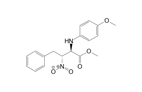 (2R,3R)-Methyl 2-(4-methoxyphenylamino)-3-nitro-4-phenylbutanoate