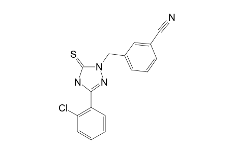 AR-C133611XX;3-[[3-(2-CHLOROPHENYL)-4,5-DIHYDRO-5-THIOXO-1H-1,2,4-TRIAZOL-1-YL]-METHYL]-BENZONITRILE