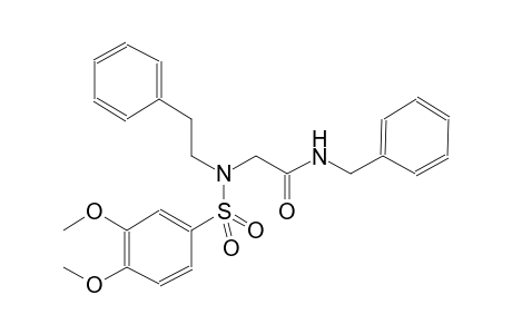 acetamide, 2-[[(3,4-dimethoxyphenyl)sulfonyl](2-phenylethyl)amino]-N-(phenylmethyl)-