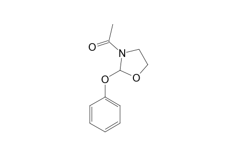 3-ACETYL-2-PHENOXYOXAZOLIDINE;MAJOR-ISOMER