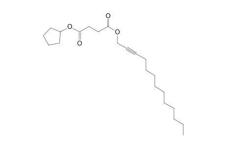 Succinic acid, tridec-2-yn-1-yl cyclopentyl ester