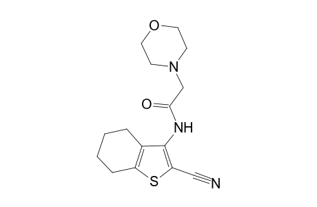 N-(2-Cyano-4,5,6,7-tetrahydro-1-benzothien-3-yl)-2-(4-morpholinyl)acetamide