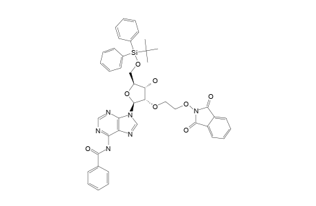 N(6)-BENZOYL-5'-O-(TERT.-BUTYLDIPHENYLSILYL)-2'-O-[2-[(1,3-DIHYDRO-1,3-DIOXO-2H-ISOINDOL-2-YL)-OXY]-ETHYL]-ADENOSINE