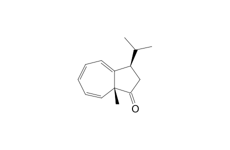 trans-(3R*,8aR*)-3,8a-Dihydro-3-isopropyl-8a-methylazulen-1(2H)-one