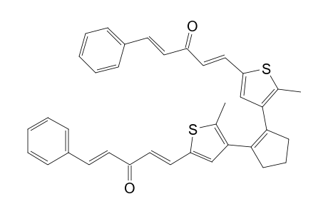 1,2-Bis[2-methyl-5-(5-phenyl-3-oxopent-1,4-dien-1-yl)thiophen-3-yl]cyclopentene