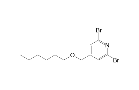 2,6-bis(bromanyl)-4-(hexoxymethyl)pyridine