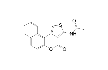 3-Acetamido-4H-benzo[f]thieno[3,4-c]-2H-chromen-4-one