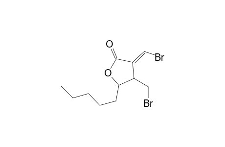 .alpha.(E)-(Bromomethylene)-.beta.-(bromomethyl)-.gamma.-pentyl-.gamma.-butyrolactone