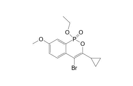 4-Bromo-3-cyclopropyl-1-ethoxy-7-methoxybenz[c-1,2]oxaphosphinine