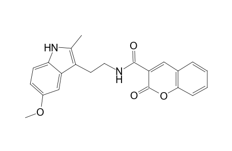 2-keto-N-[2-(5-methoxy-2-methyl-1H-indol-3-yl)ethyl]chromene-3-carboxamide