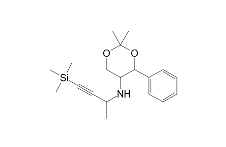 2,2-Dimethyl-4-phenyl-N-{4'-(trimethylsilanyl)but-3'-yn-2'-yl-1,3-dioxan-5-amine