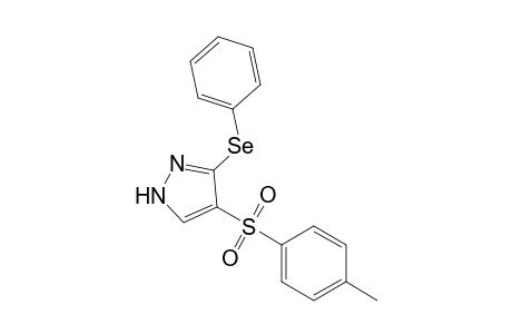 4-(4-methylphenyl)sulfonyl-5-(phenylseleno)-1H-pyrazole