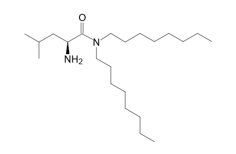 2(S)-Amino-4-methyl-pentanoic acid dioctylamide