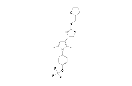 [4-[2,5-DIMETHYL-1-(4-TRIFLUOROMETHOXYPHENYL)-1H-PYRROL-3-YL]-THIAZOL-2-YL]-(TETRAHYDROFURAN-2-YLMETHYL)-AMINE