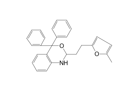 2-[2-(5-methyl-2-furanyl)ethyl]-4,4-diphenyl-1,2-dihydro-3,1-benzoxazine