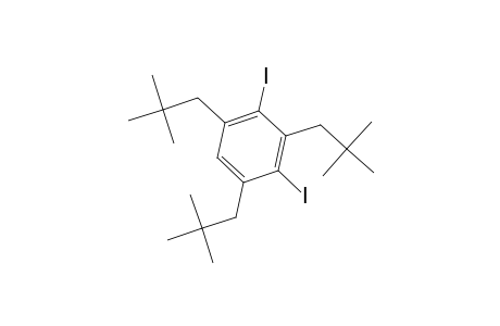 Benzene, 1,3,5-tris(2,2-dimethylpropyl)-2,4-diiodo-