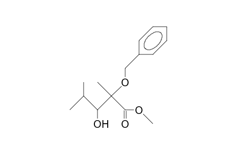 (2RS, 3RS)-2,4-Dimethyl-2-benzyloxy-3-hydroxy-pentanoic acid, methyl ester