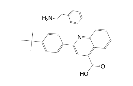 2-(4-tert-butylphenyl)-4-quinolinecarboxylic acid compound with 2-phenylethanamine (1:1)