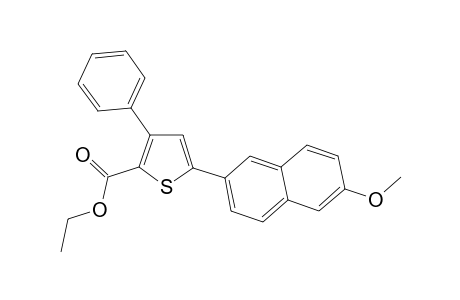 Ethyl 5-(6-methoxynaphthalen-2-yl)-3-phenylthiophene-2-carboxylate