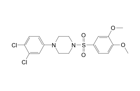1-(3,4-dichlorophenyl)-4-(3,4-dimethoxyphenyl)sulfonyl-piperazine