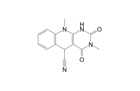 5-Cyano-1,5-dihydro-3,10-dimethyl-pyrimido[4,5-b]quinolin-2,4(3H,10H)-dione