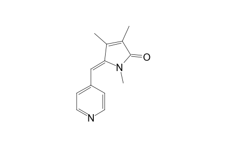 Z-1,3,4-TRIMETHYL-5-(4-PYRIDYLMETHYLIDENE)-3-PYRROLIN-2-ONE