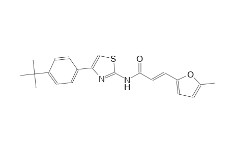 (2E)-N-[4-(4-tert-butylphenyl)-1,3-thiazol-2-yl]-3-(5-methyl-2-furyl)-2-propenamide