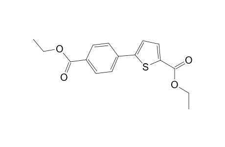 ethyl 5-(4-(ethoxycarbonyl)phenyl)thiophene-2-carboxylate