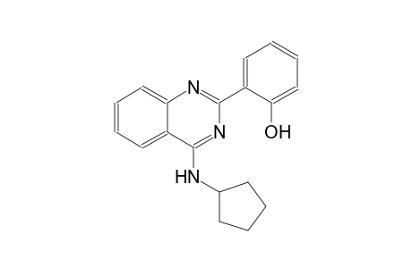 phenol, 2-[4-(cyclopentylamino)-2-quinazolinyl]-