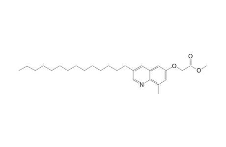 (8-Methyl-3-tetradectylquinolin-6-yloxy)acetic acid methyl ester