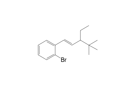 1-Bromanyl-2-[(E)-3-ethyl-4,4-dimethyl-pent-1-enyl]benzene